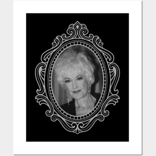 Bea Arthur Retro-Vintage (Black & White Version) Posters and Art